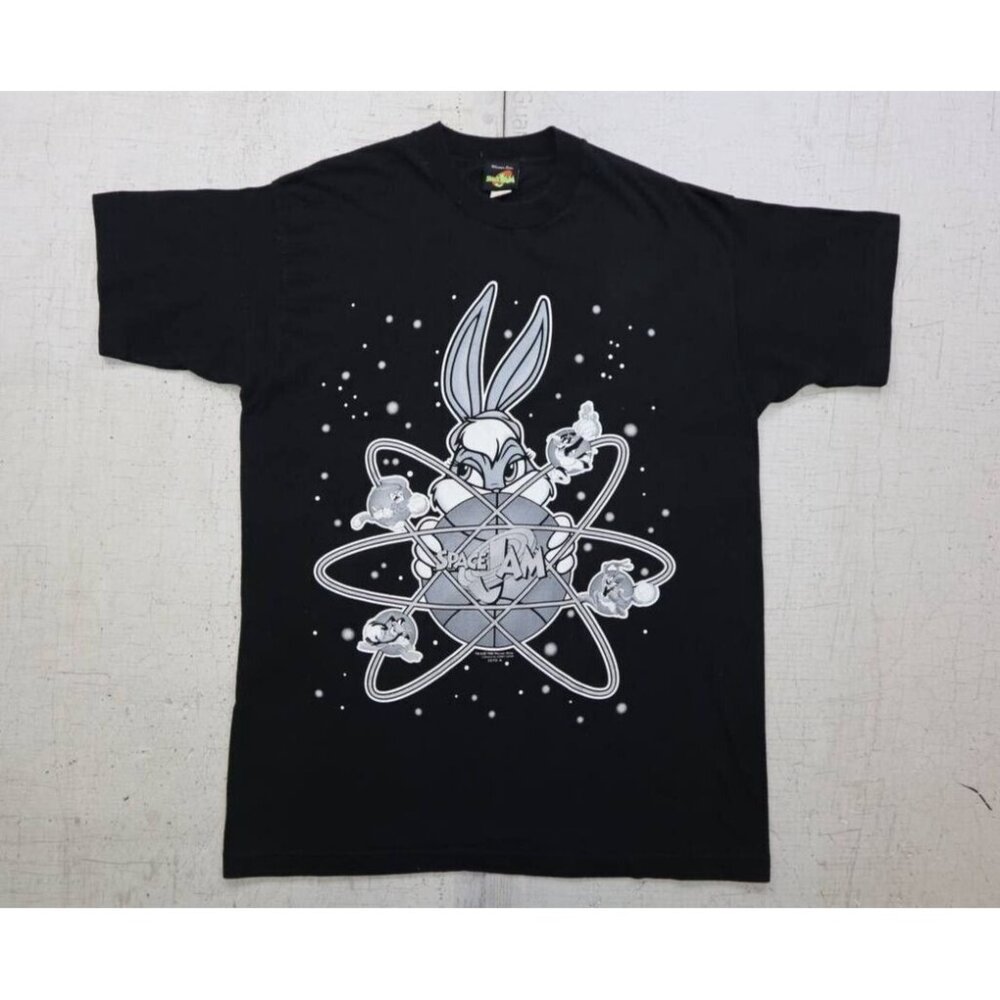 Vintage Lola Bunny 1996 Space Jam T Shirt Looney Tunes Black Sz XL ULTRA RARE